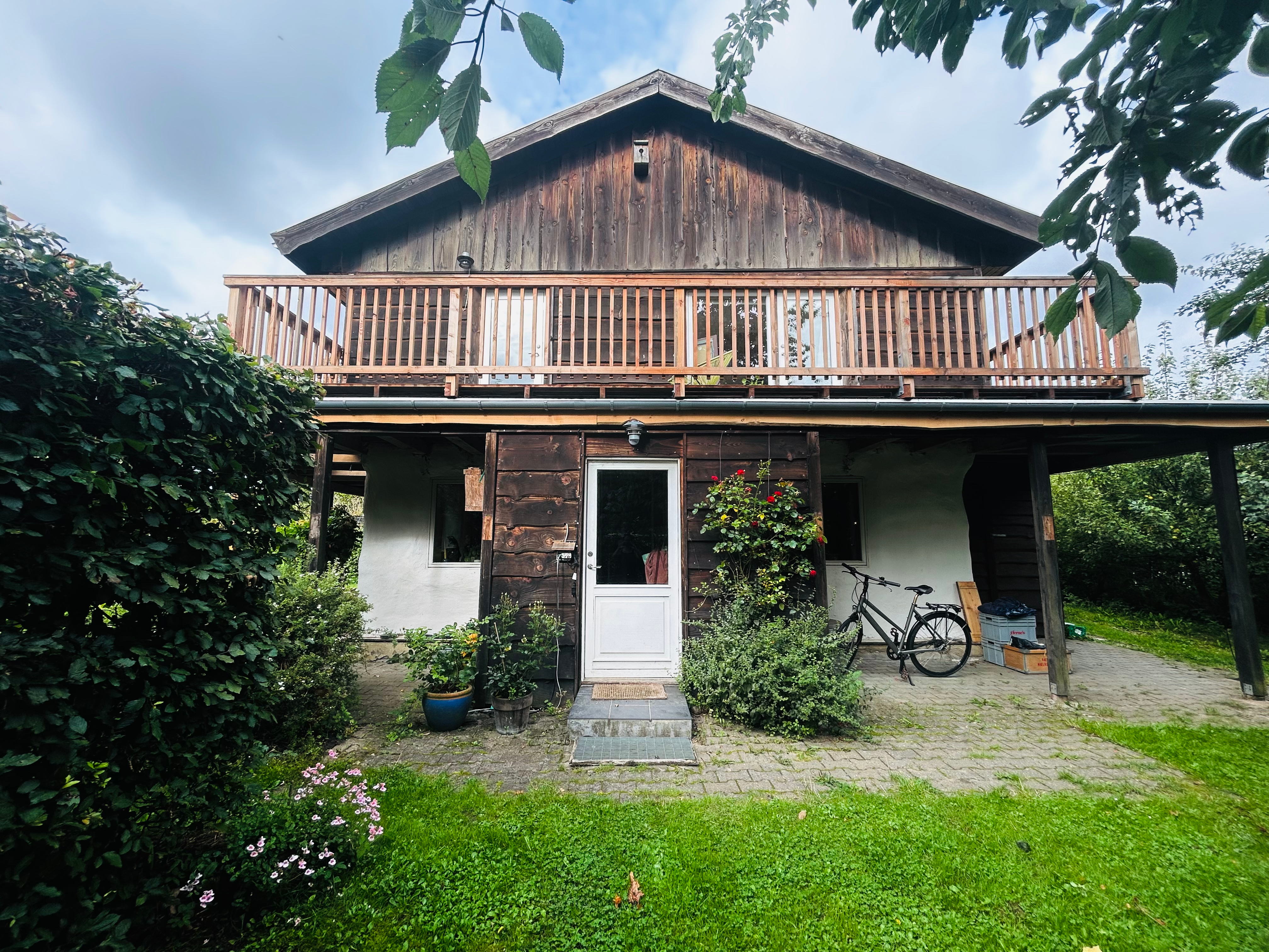 Halmhus til salg i økoby på Sydfyn