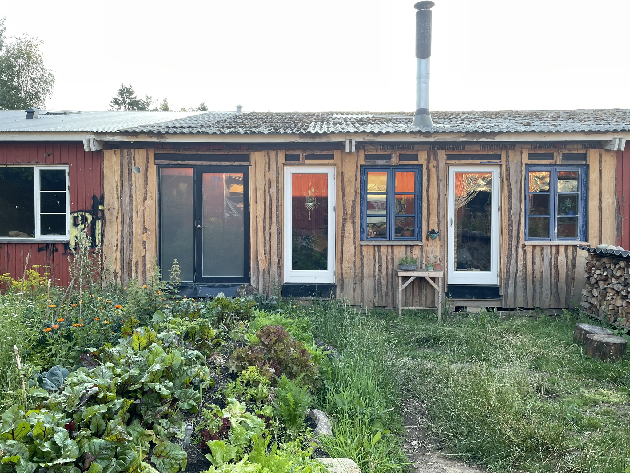 Delvist renoveret bolig i økosamfundet Friskoven